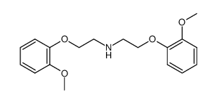 bis-[2-(2-methoxy-phenoxy)-ethyl]-amine结构式