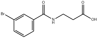 beta-alanine, N-(3-bromobenzoyl)-结构式