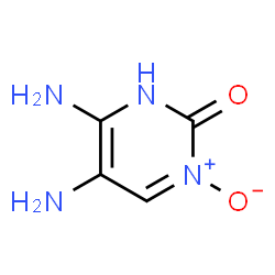 2(1H)-Pyrimidinone, 5,6-diamino-, 3-oxide (9CI) structure