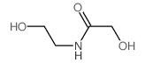 2-hydroxy-N-(2-hydroxyethyl)acetamide Structure