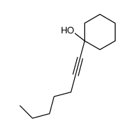 1-hept-1-ynylcyclohexan-1-ol结构式