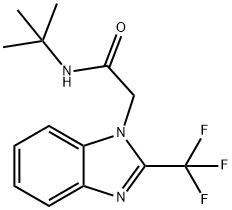 n-(tert-butyl)-2-[2-(trifluoromethyl)-1h-1,3-benzimidazol-1-yl]acetamide picture