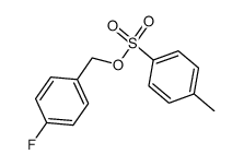 toluene-4-sulfonic acid-(4-fluoro-benzyl ester) Structure