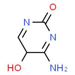 2(5H)-Pyrimidinone, 4-amino-5-hydroxy- (9CI) structure