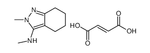 4,5,6,7-tetrahydro-N,2-dimethyl-2H-indazol-3-amine maleate structure