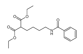 diethyl 2-(4-benzamidobutyl)malonate Structure