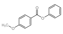 phenyl 4-methoxybenzoate Structure