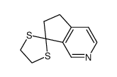 5,6-dihydrospiro[cyclopenta[c]pyridine-7,2'-[1,3]dithiolane] Structure