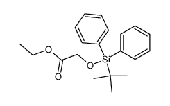 ethyl 2-(tert-butyldiphenylsilyloxy)acetate结构式