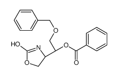 [(1S)-1-[(4R)-2-oxo-1,3-oxazolidin-4-yl]-2-phenylmethoxyethyl] benzoate Structure