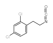 2,4-二氯苯乙基异氰酸酯结构式