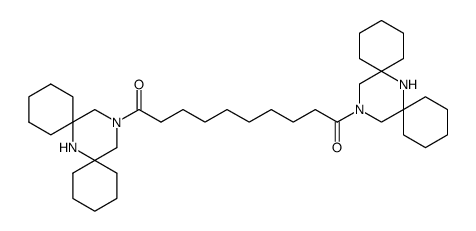 15,15'-sebacoyl-bis(7,15-diazadispiro[5,1,5,3]hexadecane) Structure