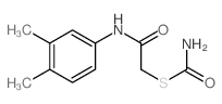 2-carbamoylsulfanyl-N-(3,4-dimethylphenyl)acetamide picture