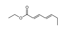 ethyl hepta-2,4-dienoate结构式