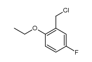 5-Fluor-2-aethoxy-α-chlortoluol结构式