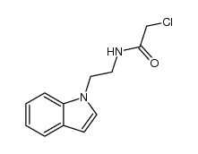 2-chloro-N-[2-(indol-1-yl)ethyl]acetamide Structure