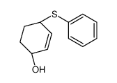 (1S,4R)-4-phenylsulfanylcyclohex-2-en-1-ol Structure