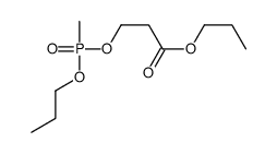 propyl 3-[methyl(propoxy)phosphoryl]oxypropanoate结构式