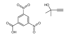 3,5-dinitrobenzoic acid,2-methylbut-3-yn-2-ol Structure