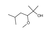 3-methoxy-2,5-dimethyl-hexan-2-ol结构式