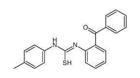 1-(2-benzoylphenyl)-3-(4-methylphenyl)thiourea结构式