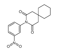 3-(3-nitrophenyl)-3-azaspiro[5.5]undecane-2,4-dione Structure