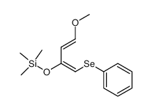 1-Phenylseleno-2-trimethylsilyloxy-4-methoxy-1,3-butadien Structure