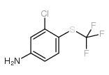 3-氯-4-(三氟甲基硫代)苯胺结构式