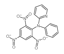 N-phenyl-N-(2,4,6-trinitrophenyl)pyridin-2-amine结构式