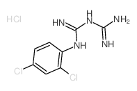 2-[N-(2,4-dichlorophenyl)carbamimidoyl]guanidine结构式