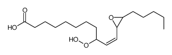 9-hydroperoxy-11-(3-pentyloxiran-2-yl)undec-10-enoic acid Structure