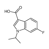 6-fluoro-1-propan-2-ylindole-3-carboxylic acid Structure