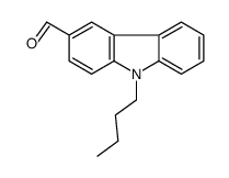 9-butyl-9H-carbazole-3-carbaldehyde structure