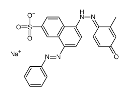 sodium (5or8)-[(4-hydroxy-2-methylphenyl)azo]-(8or5)-(phenylazo)naphthalene-2-sulphonate picture