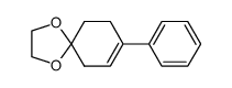 8-phenyl-1,4-dioxa-spiro[4.5]dec-7-ene结构式