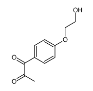 1-[4-(2-hydroxyethoxy)phenyl]propane-1,2-dione structure