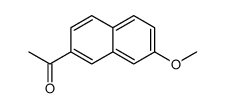 1-(7-甲氧基-2-萘)-乙酮结构式