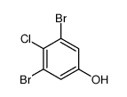 3,5-Dibromo-4-chlorophenol structure