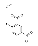 1-(2-methoxyethynylsulfanyl)-2,4-dinitrobenzene结构式