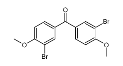 bis(3-bromo-4-methoxyphenyl)methanone结构式