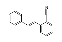 2-((1E)-2-phenylvinyl)benzenecarbonitrile Structure