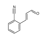 2-(3-oxoprop-1-enyl)benzonitrile结构式