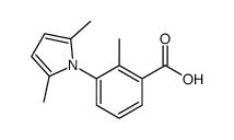 3-(2,5-dimethyl-1H-pyrrol-1-yl)-2-methylbenzoic acid structure