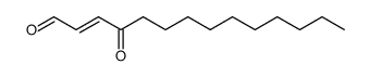 trans-2-tetradecen-1-al-4-one结构式