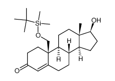 17β-hydroxy-19-(tert-butyldimethylsiloxy)androst-4-en-3-one Structure