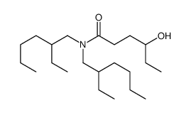 N,N-bis(2-ethylhexyl)-4-hydroxyhexanamide Structure