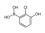 Boronic acid,(2-chloro-3-hydroxyphenyl)- (9CI)结构式