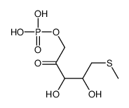 (3,4-dihydroxy-5-methylsulfanyl-2-oxo-pentoxy)phosphonic acid结构式