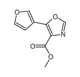 methyl 5-(furan-3-yl)-1,3-oxazole-4-carboxylate Structure