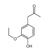 1-(3-ethoxy-4-hydroxyphenyl)propan-2-one Structure